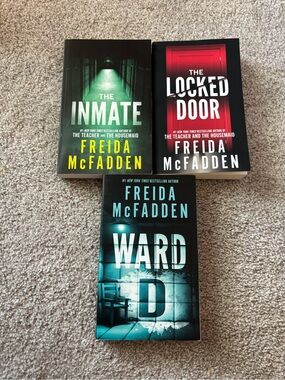 Freida McFadden Thriller Paperback Bundle – The Inmate, Ward D, Locked Door